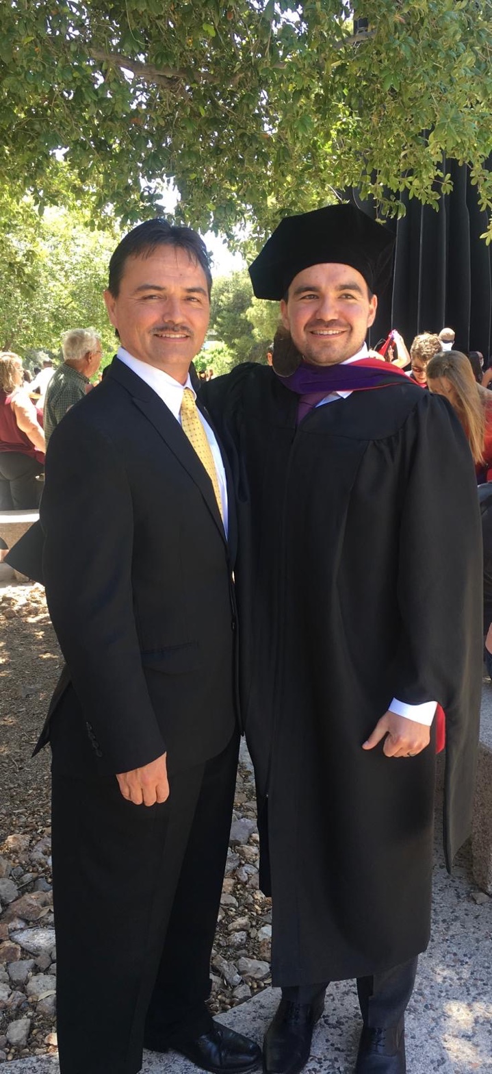 Patrick and Nelson at Nelson's LL.M. graduation, UNLV